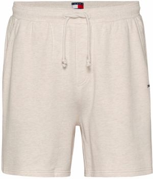 Tommy Jeans Nohavice  béžová / červená / čierna