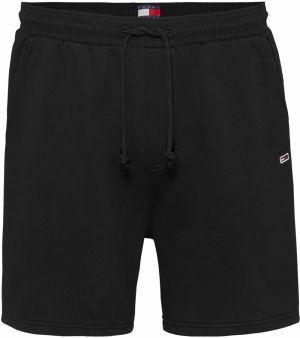 Tommy Jeans Nohavice  červená / čierna / biela