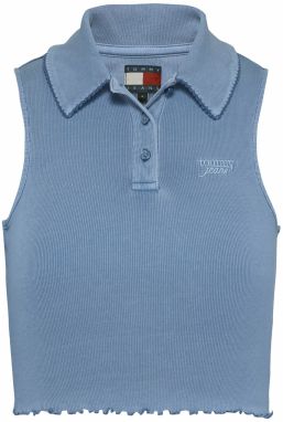 Tommy Jeans Top  modrosivá