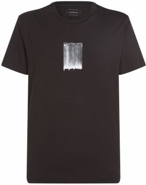 Calvin Klein Jeans Tričko  čierna / biela