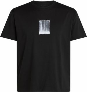 Calvin Klein Jeans Plus Tričko  čierna / biela