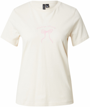 VERO MODA Tričko  nebielená / pitaya