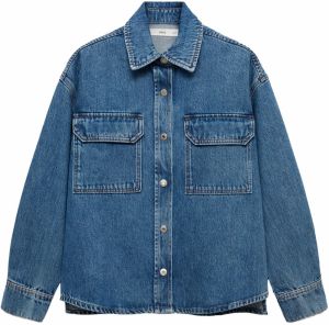 MANGO Prechodná bunda 'CARLOTA'  modrá denim