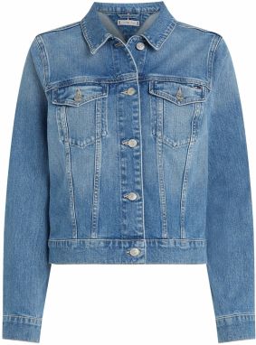 TOMMY HILFIGER Prechodná bunda  modrá denim