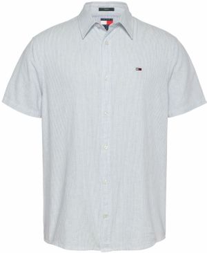 Tommy Jeans Košeľa  svetlomodrá / biela
