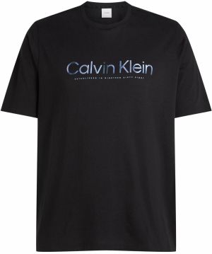 Calvin Klein Big & Tall Tričko  tmavomodrá / azúrová / čierna / biela
