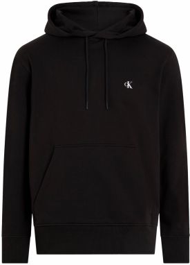 Calvin Klein Jeans Plus Mikina  čierna / biela