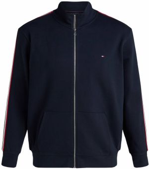 Tommy Hilfiger Big & Tall Tepláková bunda  tmavomodrá / červená / biela