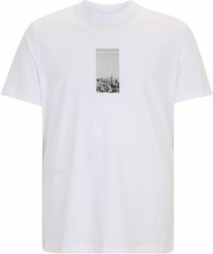 Jack & Jones Plus Tričko 'JCOPACER'  sivá / biela