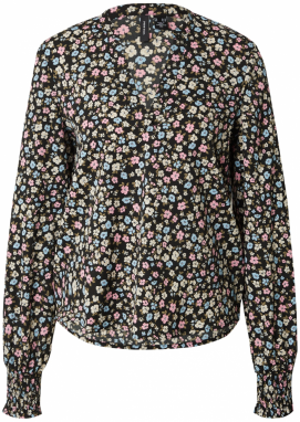 Vero Moda Tall Blúzka 'VMPAGE'  svetlomodrá / svetlosivá / svetloružová / čierna