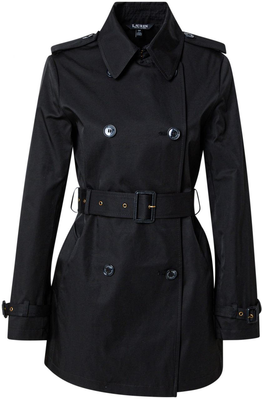 Lauren Ralph Lauren Prechodný kabát  čierna
