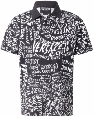 Versace Jeans Couture Tričko  čierna / biela