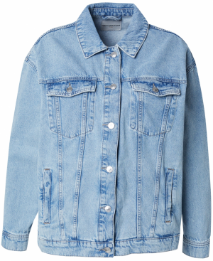 ONLY Carmakoma Prechodná bunda 'CAROcean'  modrá denim