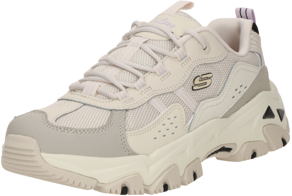 SKECHERS Nízke tenisky 'D LITES HIKER'  béžová / krémová / tmavobéžová