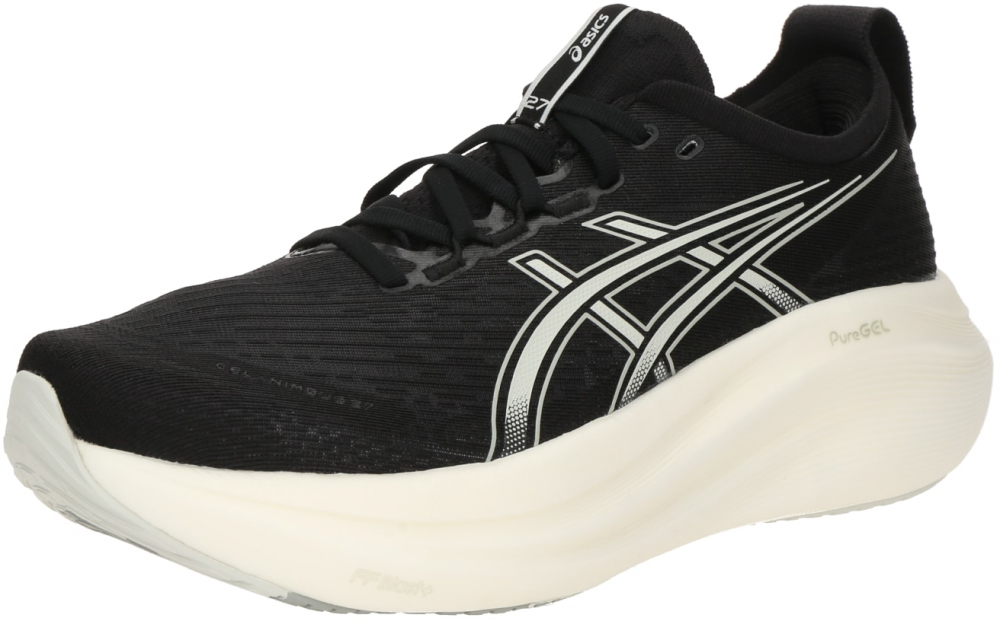 ASICS Bežecká obuv 'Gel-Nimbus 27'  čierna / biela