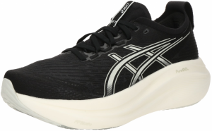 ASICS Bežecká obuv 'Gel-Nimbus 27'  čierna / biela