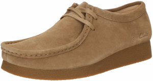 CLARKS Šnurovacie topánky 'Wallabee EVO'  svetlohnedá
