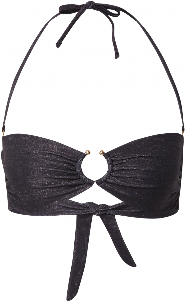 GUESS Bikinový top  čierna