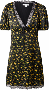 TOPSHOP Šaty  žltá / zelená / čierna