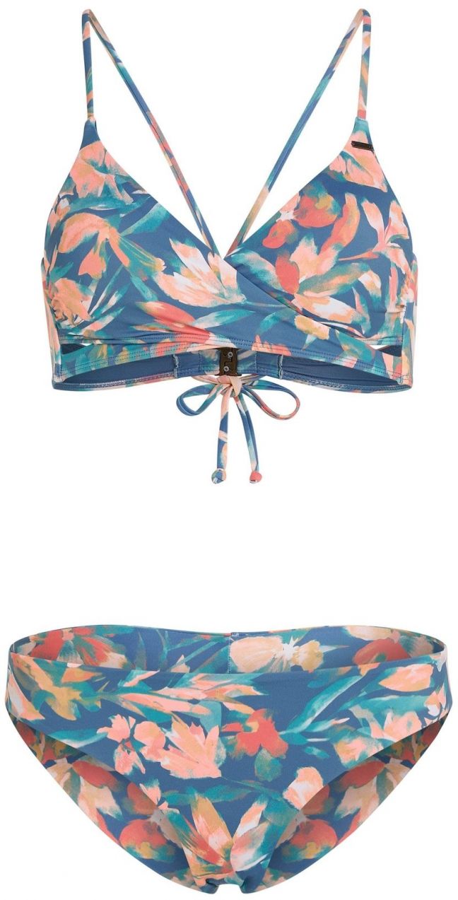 O'NEILL Bikiny 'Essentials Baay Maoi'  modrá / modrozelená / marhuľová / koralová