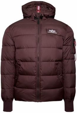 ALPHA INDUSTRIES Funkčná bunda  bordová / biela