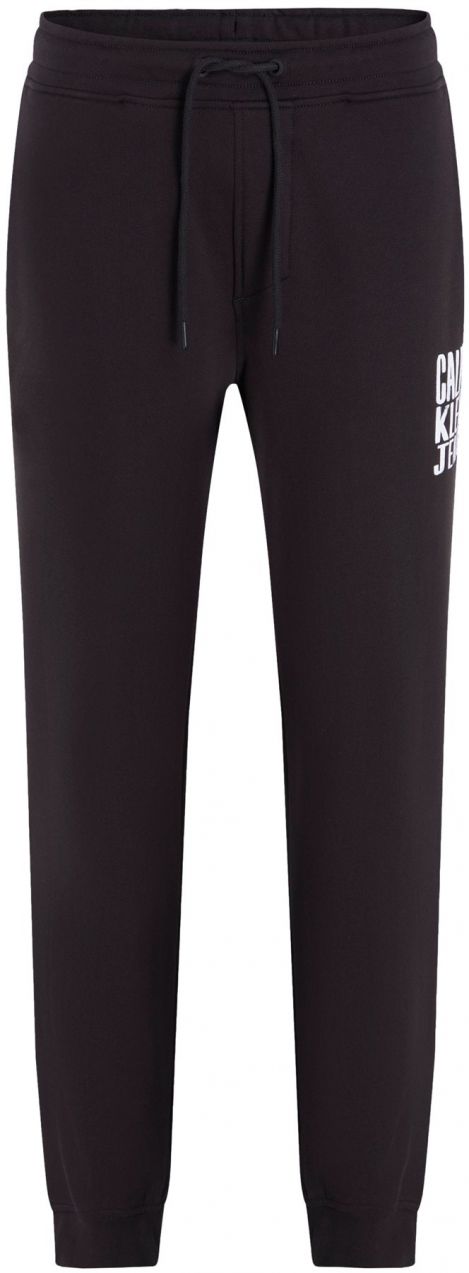 Calvin Klein Jeans Nohavice  čierna / biela