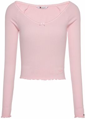 Tommy Jeans Tričko  ružová