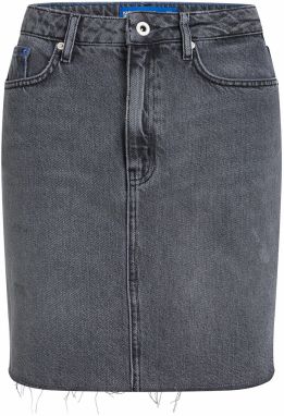 KARL LAGERFELD JEANS Sukňa  azúrová / sivý denim / čierna