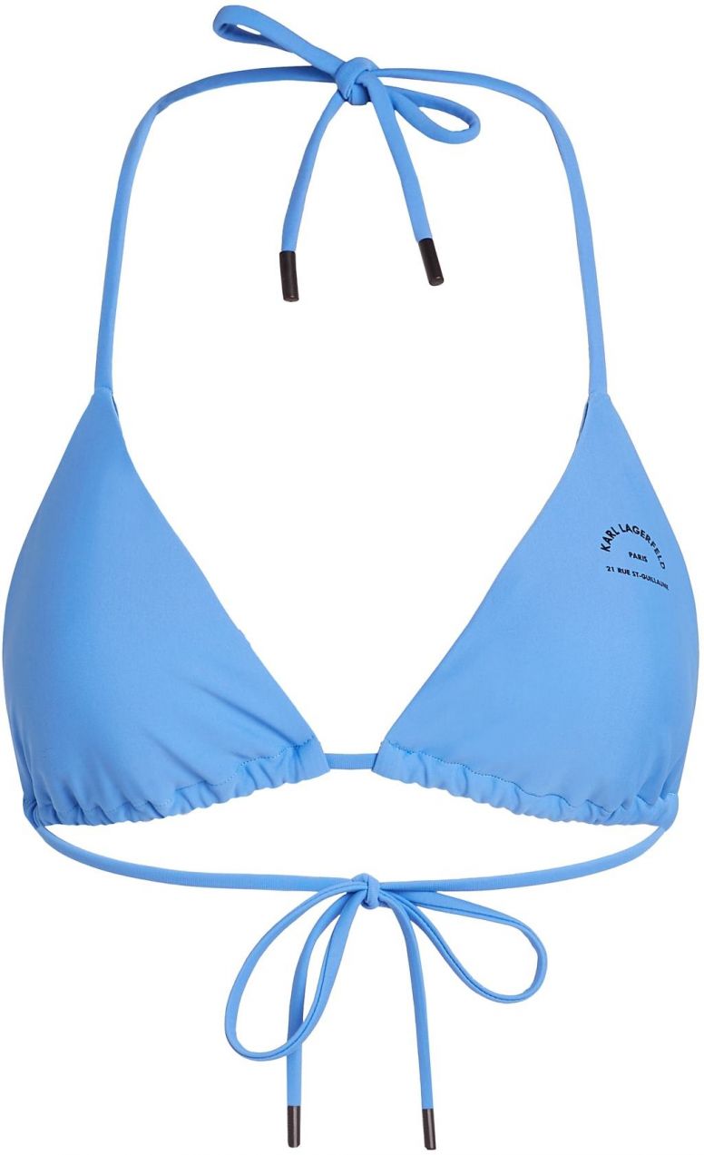 Karl Lagerfeld Bikinový top  modrá