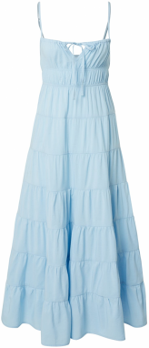 florence by mills exclusive for ABOUT YOU Letné šaty 'Monstera'  pastelovo modrá