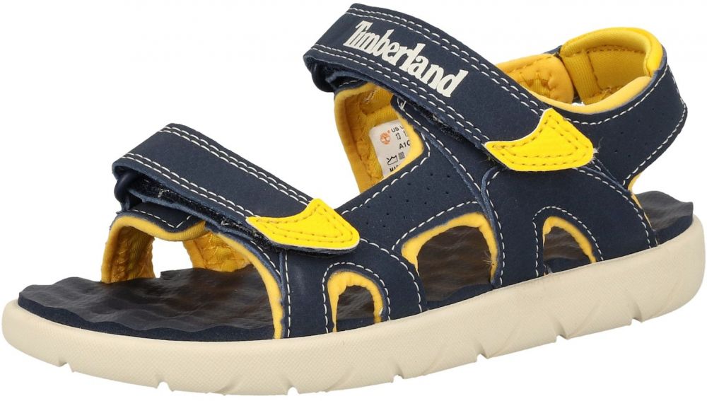 TIMBERLAND Otvorená obuv  modrá / žltá