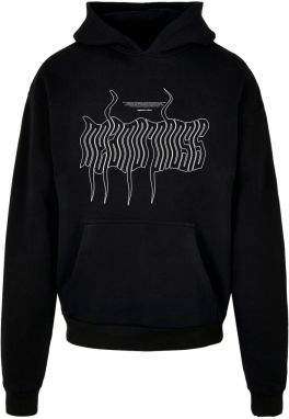 MJ Gonzales Mikina 'Metamorphose V.1'  dymovo modrá / čierna / biela