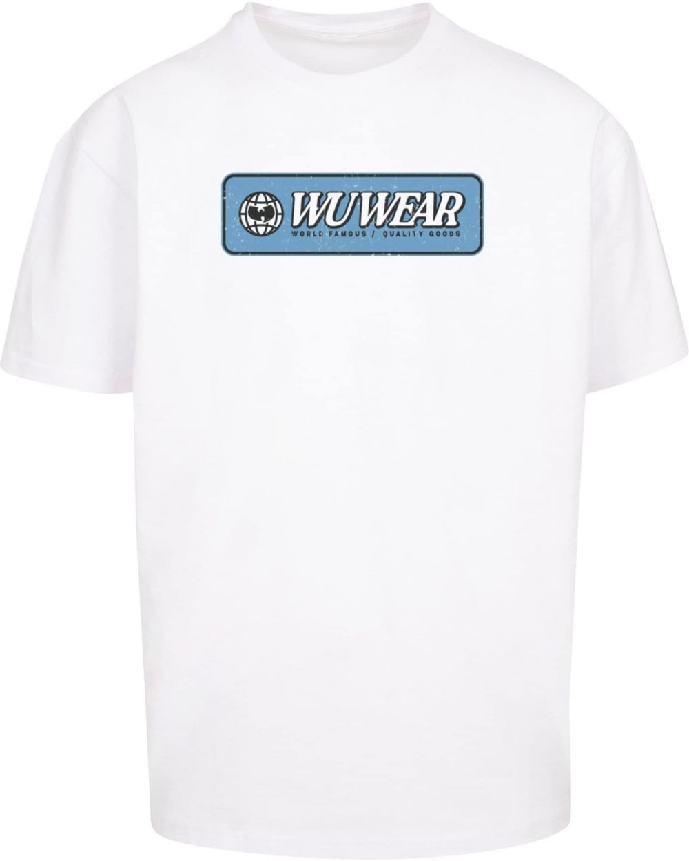 Mister Tee Tričko ' WU Wear Earth'  modrá / čierna / biela