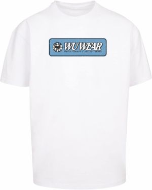 Mister Tee Tričko ' WU Wear Earth'  modrá / čierna / biela