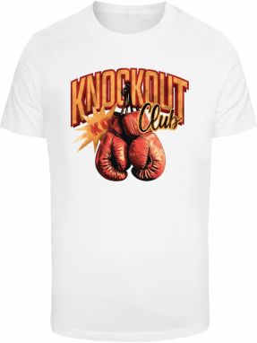 Mister Tee Tričko 'Knockout Club'  oranžová / červená / čierna / biela