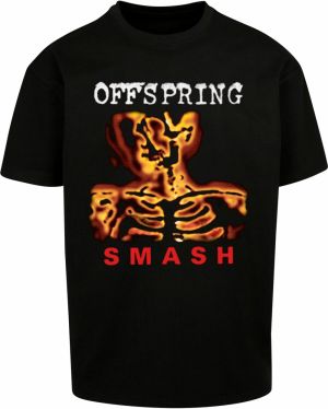 Merchcode Tričko 'Offspring Smash'  oranžová / červená / čierna / biela