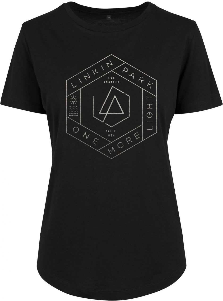 Merchcode Tričko 'Linkin Park OML'  striebornosivá / čierna