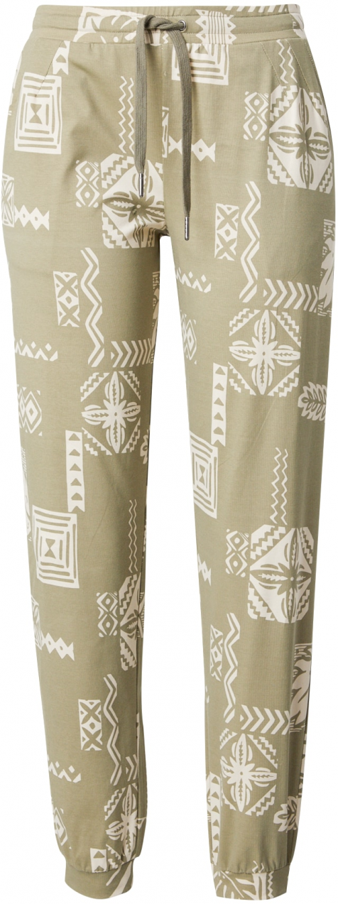 Iriedaily Nohavice 'La Compa'  svetlozelená / šedobiela