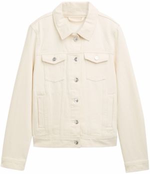 TOM TAILOR DENIM Prechodná bunda  biela
