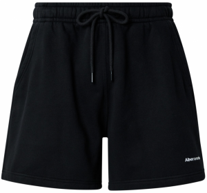 Abercrombie & Fitch Nohavice  čierna / biela