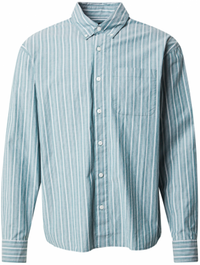 Abercrombie & Fitch Košeľa  mätová / biela