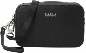 GUESS Taška cez rameno 'MILANO NECESSAIRE'  čierna