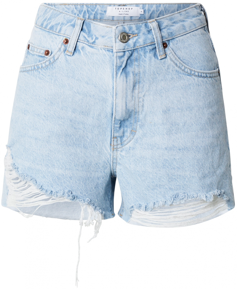 TOPSHOP Džínsy  modrá denim