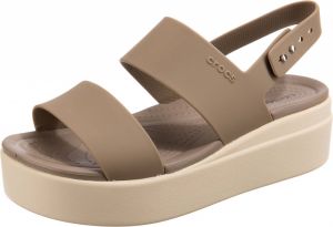 Crocs Sandále 'Brooklyn'  svetlohnedá