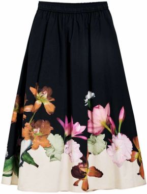 Desigual Sukňa  zmiešané farby / čierna