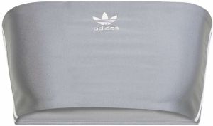 ADIDAS ORIGINALS Top  striebornosivá / biela