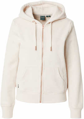 Superdry Tepláková bunda 'Essential'  krémová