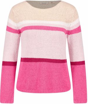 GERRY WEBER Sveter  ružová / ružová / purpurová / púdrová / biela