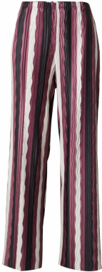 TOPSHOP Nohavice  burgundská / čierna / biela
