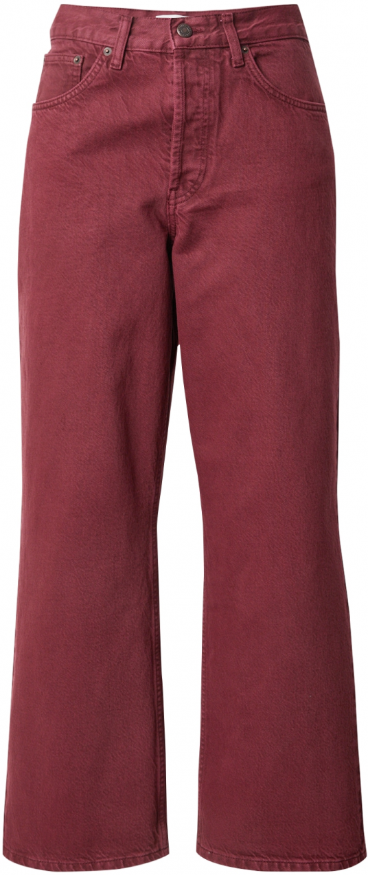 TOPSHOP Džínsy  burgundská